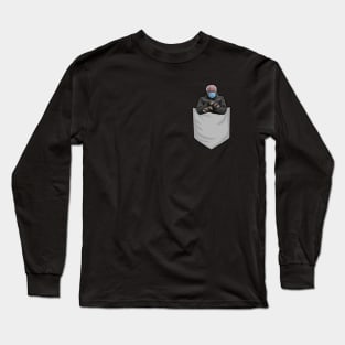 Bernie Mittens Pocket Long Sleeve T-Shirt